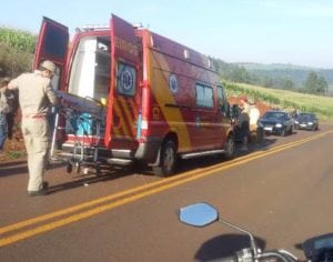 Motociclista fica gravemente ferido na região sul de Londrina
