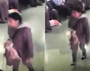Polícia divulga imagens de mulher que abandonou bebê no Terminal