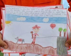 Desenhos de crianças comovem bombeiros em Brumadinho