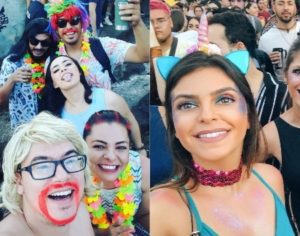 Confira as fotos da festa de Carnaval deste domingo no Aterro do Igapó