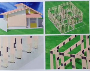 Professora e aluno da UEL criam projeto de casa econômica e sustentável