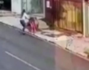 Vídeo flagra criança sendo atacada por cachorro no Paraná
