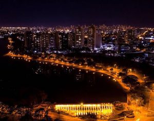 Uma fantástica imagem da noite londrinense