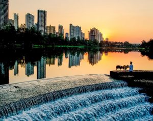 Foto sensacional do Lago Igapó em Londrina