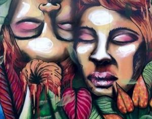 Muro do Cemitério São Pedro ganha arte em graffiti