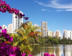 Igapó, sol e primavera; lindo registro de uma combinação perfeita
