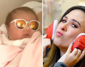 Brincadeiras de Tatá Werneck com a filha recém nascida bombam na web