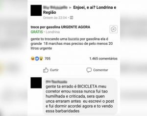 Internauta anuncia por engano parte íntima em grupo de vendas de Londrina e viraliza