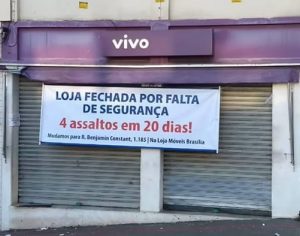 Loja no Centro de Londrina fecha após ser assaltada 4 vezes em 20 dias
