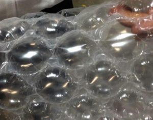 Nova versão do plástico bolha não pode ser estourada