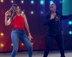 Fátima Bernardes dança ‘Tudo Ok’ e público cria memes com Bonner; assista