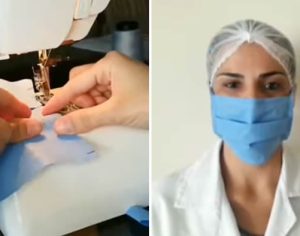 Cursos da UEL criam tutorial para produção de máscaras em casa; assista