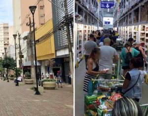 Fecha o comércio, mas ruas e mercados ficam lotados? Prefeito, é hora de mais rigor