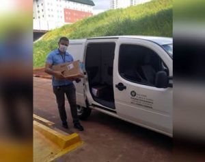 Shopping de Londrina doa 2 mil máscaras ao HU