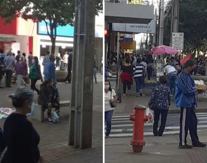 Compras do Dia das Mães causam aglomerações no Centro de Londrina