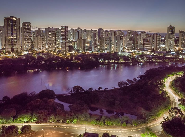 Um espetacular registro da noite em