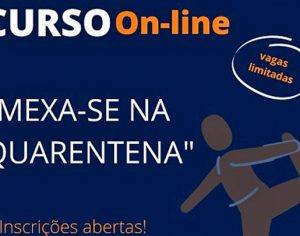Educadores físicos abrem inscrições para o “Mexa-se na Quarentena”