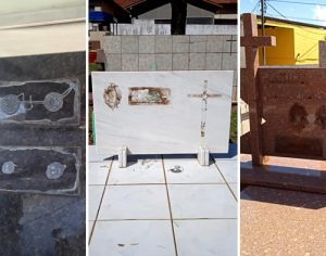 Moradores da Warta denunciam onda de furtos em cemitério