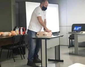 Brigada de Incêndio promove aula para servidores da CAAPSML