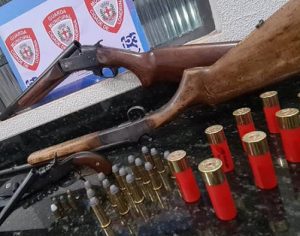 GM prende suspeito de porte ilegal de arma de fogo na zona rural de Londrina