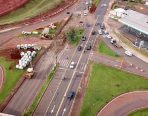 Obras na Leste-Oeste interditam Winston Churchill e Rio Branco