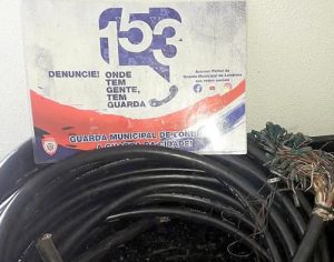 Furtos de fiação telefônica crescem em Londrina; GM amplia fiscalização
