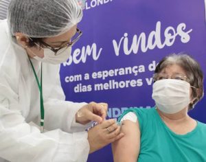Londrina aplicou 100% das vacinas anti-covid enviadas para 1ª dose