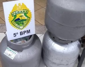Dupla é presa após furtar três botijões de gás na Zona Leste de Londrina