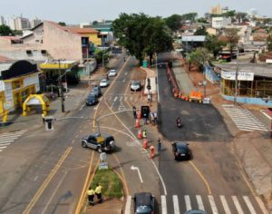Trecho da Avenida Rio Branco é liberado para tráfego em Londrina
