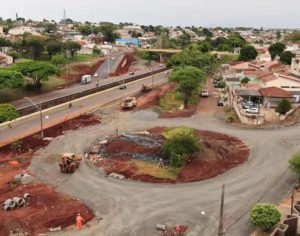 Rotatória da Av. Salgado Filho é parcialmente interditada para obras