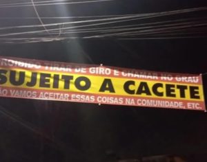 PCC promete ‘cacete’ em quem empinar moto em comunidades de SP