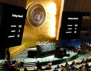 Assembleia Geral da ONU aprova resolução que condena Rússia