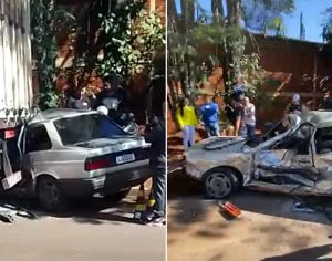 Motorista fica gravemente ferido em acidente na Zona Sul de Londrina