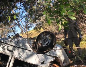 Dois jovens morrem em acidente na PR-160 no Norte do Paraná