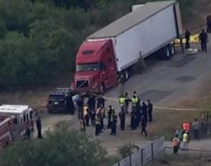 Caminhão com 50 imigrantes mortos é encontrado nos EUA