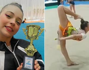 Londrinense de 13 anos é vice-campeã paranaense de Ginástica Rítmica