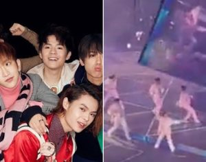 Dançarino de boyband esmagado por telão pode ficar tetraplégico
