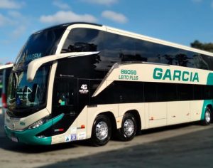 Viação Garcia lança ônibus com pintura retrô clássica dos anos 90