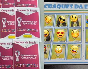 Professora de Londrina cria ‘álbum da Copa’ para incentivar leitura