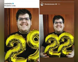 Casimiro critica foto falsa publicada por Flávio Bolsonaro: ‘Meu voto é 13’