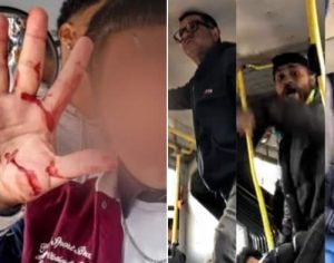 Vídeo: Bolsonaristas invadem ônibus escolar e agridem jovens que fizeram ‘L’