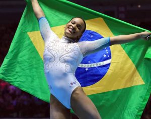 Rebeca Andrade conquista ouro no Mundial de Ginástica