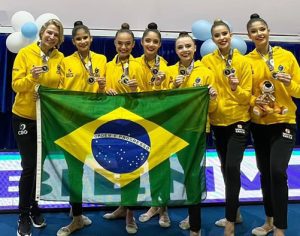 Com duas atletas de Londrina, Brasil é campeão Sul-Americano de GR