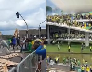 Bolsonaristas golpistas invadem Congresso, Planalto e STF