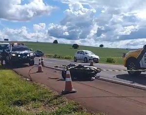 Motociclista morre em acidente na PR-445 entre Cambé e Londrina