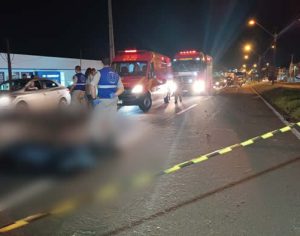 Pedestre morre atropelado por moto na Avenida Brasília em Londrina