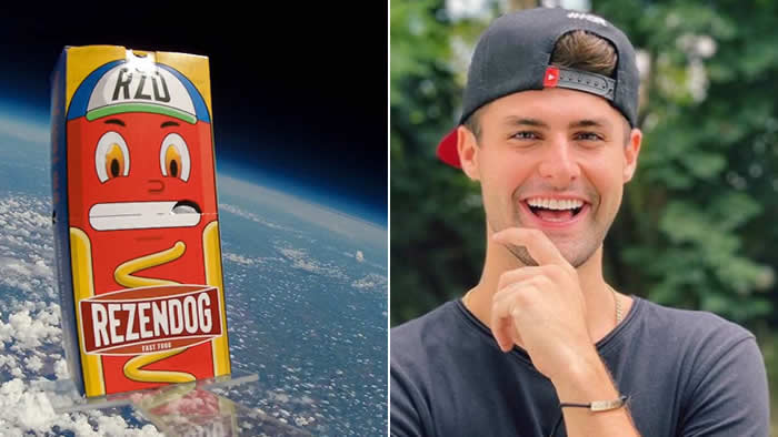 YouTuber from London Sends Fast Food to Space;  He watches