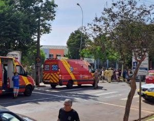 Motociclista morre atropelada por caminhão no Centro de Londrina