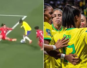 Que pintura! Assista ao golaço do Brasil na estreia da Copa feminina
