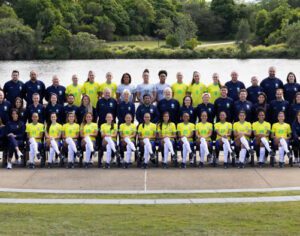 Seleção Brasileira feminina faz foto oficial da maior delegação da história